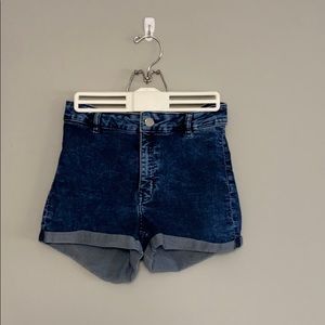 Jegging high waisted shorts